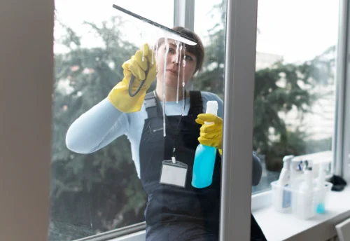 Nettoyage de vitres intérieures et extérieures à Bonnefoi